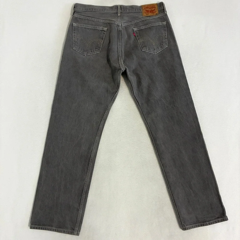 Vtg Y2K Levis 501 Jeans Mens 38x34 (Fits‎ 38x32) Button Fly Straight Work Pants
